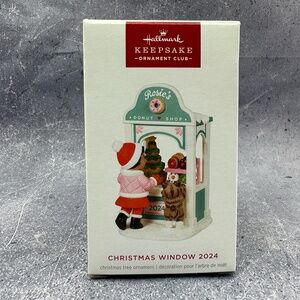 Rosie's Donut Shop 2024 Christmas Window Series Hallmark KOC Ornament New